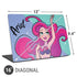 Disney Princess Ariel Art Universal Laptop 16in (13 x 9.4in) Skin